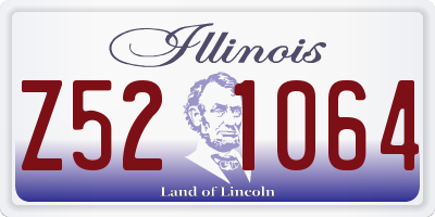 IL license plate Z521064