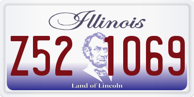 IL license plate Z521069