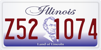 IL license plate Z521074