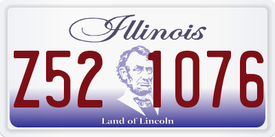 IL license plate Z521076