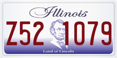 IL license plate Z521079