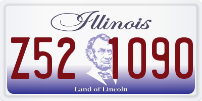 IL license plate Z521090