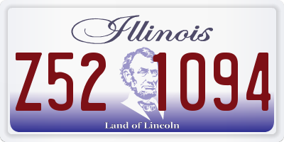 IL license plate Z521094