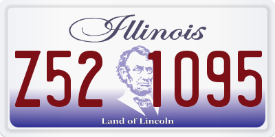 IL license plate Z521095