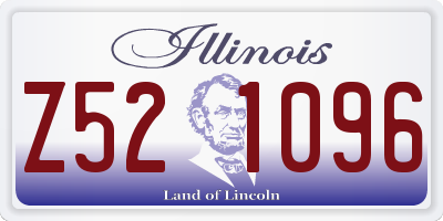 IL license plate Z521096