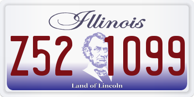 IL license plate Z521099