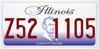 IL license plate Z521105