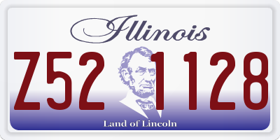 IL license plate Z521128