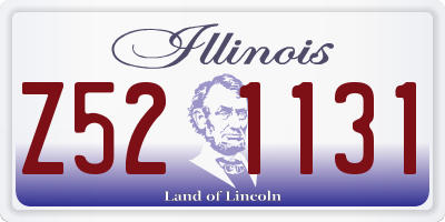 IL license plate Z521131