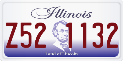 IL license plate Z521132