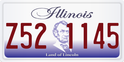 IL license plate Z521145