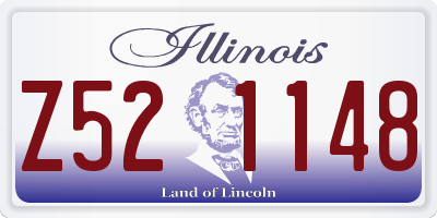 IL license plate Z521148