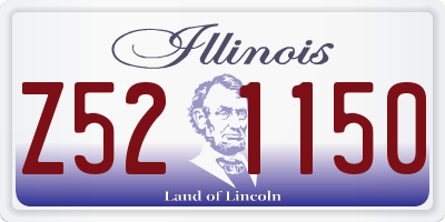 IL license plate Z521150