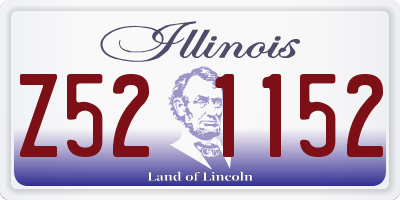 IL license plate Z521152