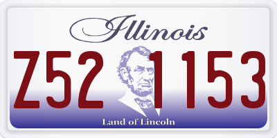 IL license plate Z521153