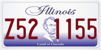 IL license plate Z521155