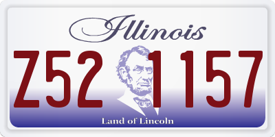 IL license plate Z521157