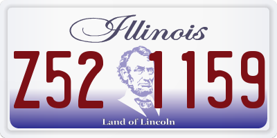 IL license plate Z521159