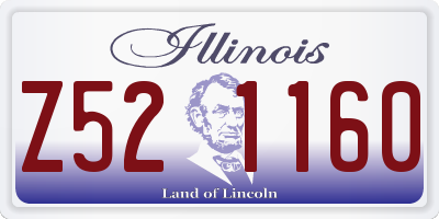 IL license plate Z521160