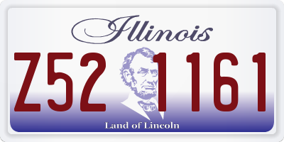 IL license plate Z521161