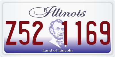 IL license plate Z521169