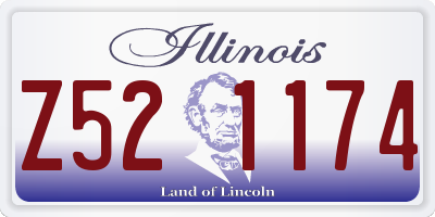 IL license plate Z521174