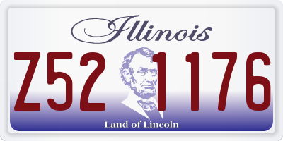 IL license plate Z521176