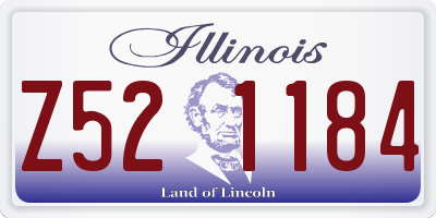 IL license plate Z521184