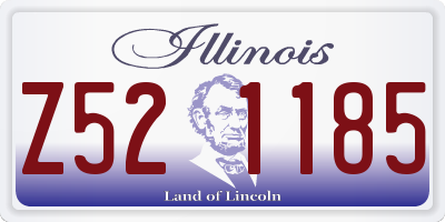 IL license plate Z521185