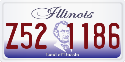 IL license plate Z521186