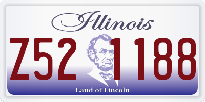 IL license plate Z521188