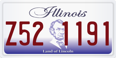 IL license plate Z521191