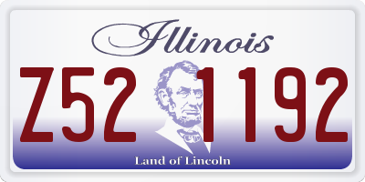 IL license plate Z521192