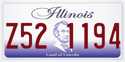 IL license plate Z521194