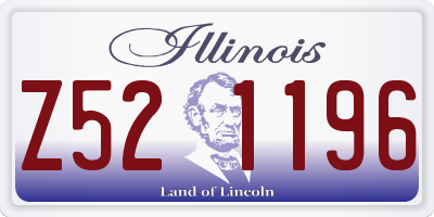 IL license plate Z521196