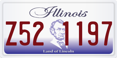 IL license plate Z521197