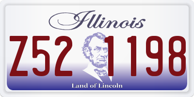 IL license plate Z521198