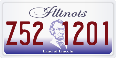 IL license plate Z521201