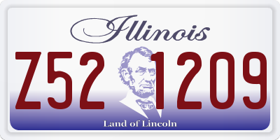 IL license plate Z521209