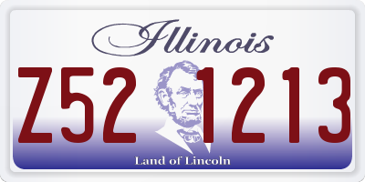 IL license plate Z521213