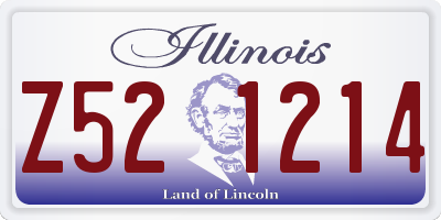 IL license plate Z521214