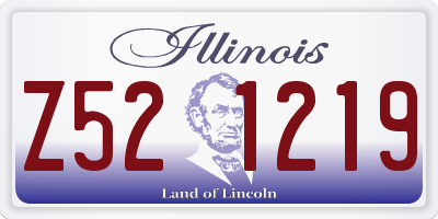IL license plate Z521219