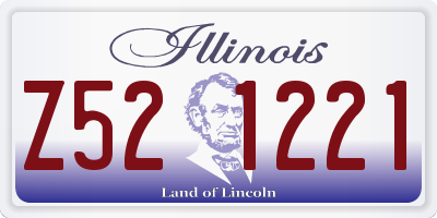 IL license plate Z521221
