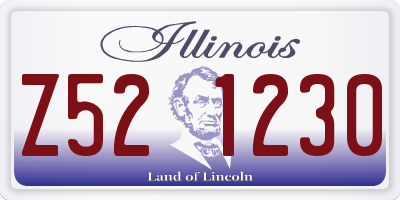 IL license plate Z521230