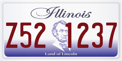 IL license plate Z521237