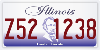 IL license plate Z521238