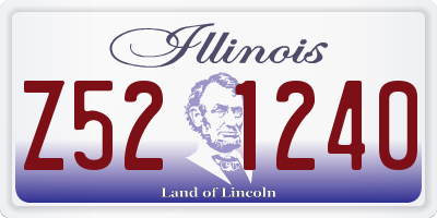 IL license plate Z521240