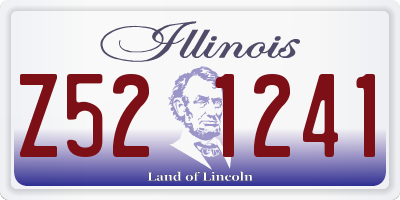 IL license plate Z521241