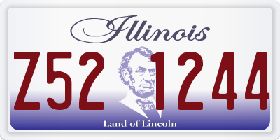 IL license plate Z521244