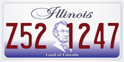 IL license plate Z521247